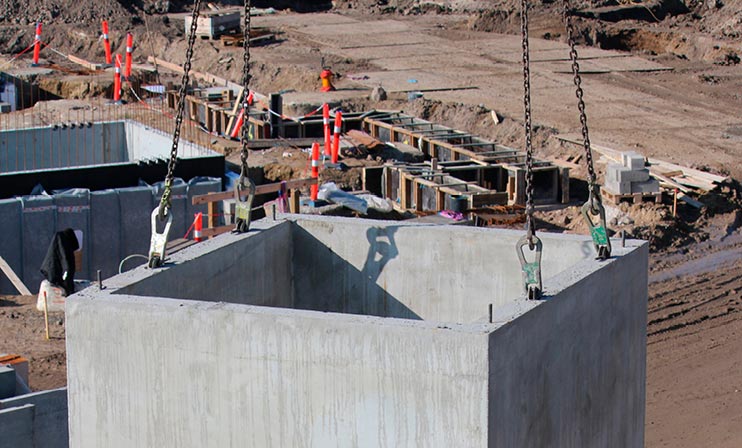 Elevatorskakt Betonelementer