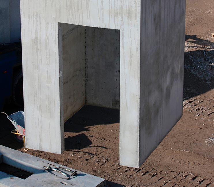Elevatorskakt Betonelementer