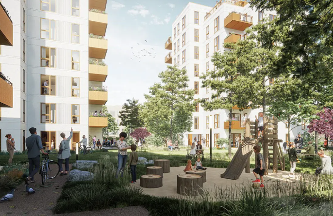 Guldhusene, Jernstøberigrunden i Holbæk